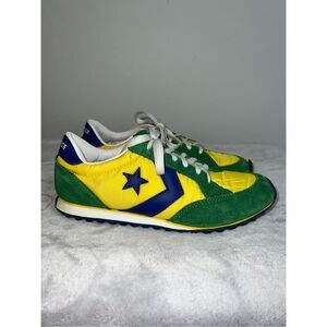 Converse Weapon Shoes Colorway DWAYNE WADE Green Yellow Blue M6 W7.5